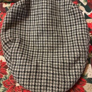 Kangol Black and White Houndstooth Cap